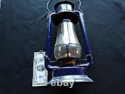 Railroad Lantern, C. T. Ham, No. 2, Dark Blue, New York, Ott-072408387