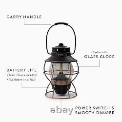 Railroad Lantern, Camping Lantern or Outdoor Light, Rechargable Battery, Vint