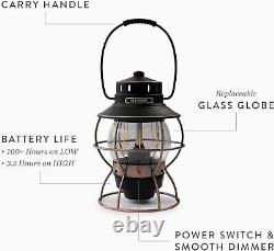 Railroad Lantern Camping Lanterns with Rechargeable Battery Outdoor Lig