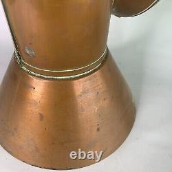 Railroad Lantern Copper Caboose Train Carriage Lamp Railroadiana Vintage Decor