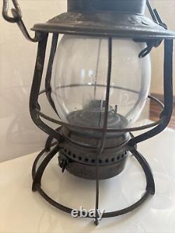 Railroad Lantern Keystone RR Lamp PRR Pennsylvania Railroad Rare Early 1900's