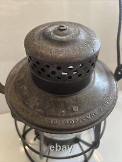 Railroad Lantern Keystone RR Lamp PRR Pennsylvania Railroad Rare Early 1900's