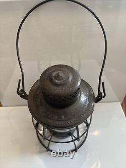 Railroad Lantern Keystone RR Lamp PRR Pennsylvania Railroad Rare Early 1900's