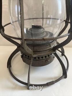 Railroad Lantern Keystone RR Lamp PRR Pennsylvania Railroad Rare Early 1900's