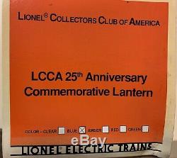 Railroad Lantern Lionel LCCA BLUE Globe NIB RARE