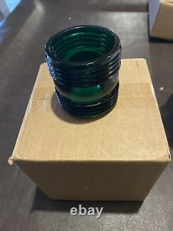 Railroad Lantern Rare Green Fressnel Lense