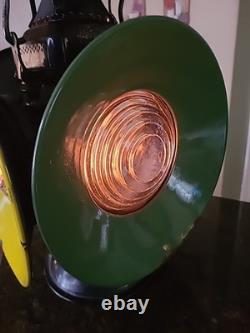 Railroad Lantern Vintage Adlake Style Switch 4 Way Signal ELECTRIFIED Nice