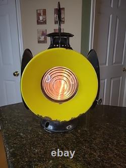 Railroad Lantern Vintage Adlake Style Switch 4 Way Signal ELECTRIFIED Nice