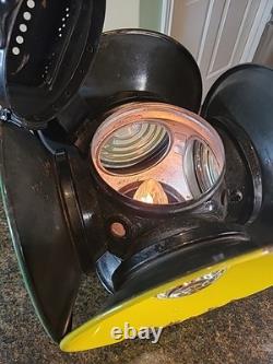 Railroad Lantern Vintage Adlake Style Switch 4 Way Signal ELECTRIFIED Nice