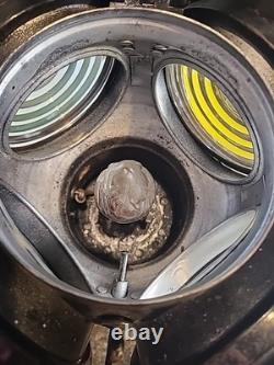 Railroad Lantern Vintage Adlake Style Switch 4 Way Signal ELECTRIFIED Nice