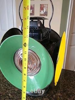Railroad Lantern Vintage Adlake Style Switch 4 Way Signal ELECTRIFIED Nice