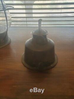 Railroad Marine Brass Fixed Globe Lantern