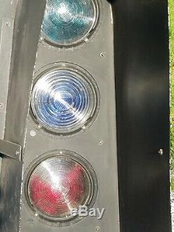 Railroad RR Train Signals 3-Lights Block Signal Light Switch Nice-looking Rare