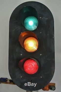 Railroad Three Color Block Signal Light