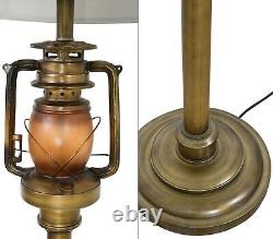 Railroad Train Lantern Decorative Floor Lamp with Shade