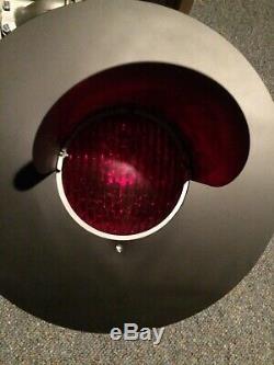 Railroad crossing signal lights