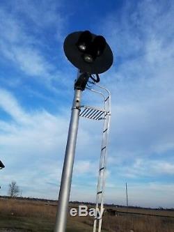 Railroad signal, electric block signal, mainline signal, 17 feet tall, vintage