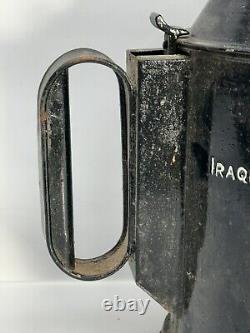 Railway 3 Aspect Railway Lamp & Burner Iraq Army Rare Design