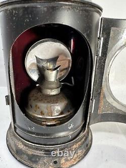 Railway 3 Aspect Railway Lamp & Burner Iraq Army Rare Design