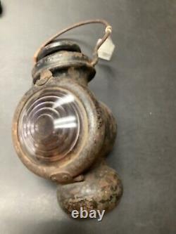 Railway Railroad Switch Signal Kerosene Lantern Train Lamp Antique Vintage
