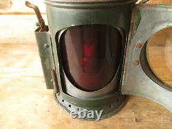 Railway lamp. Railwayana. British Rail. Railway lamp. 3 way signal lamp