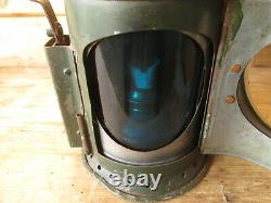 Railway lamp. Railwayana. British Rail. Railway lamp. 3 way signal lamp