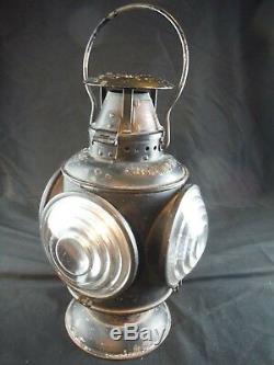 Rare 1907 Adlake Portland Railway Light & Power Railroad Lantern P. Ry. L. & P