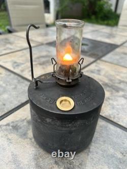 Rare 3 1/2 Inch 4 Way Railroad Lantern Pot