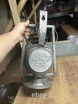 Rare Acme Inspection Lamp PRR Pennsylvania Railroad RR Oil Lantern Red Globe