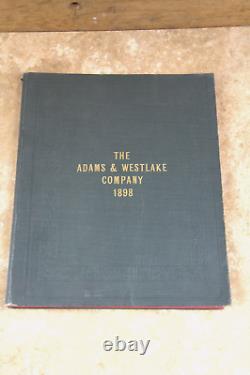 Rare Adams & Westlake 1898 Catalog Street Railway Car Trimmings Lanterns Lamps