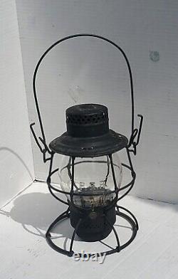 Rare Adams & Westlake Co Adlake Reliable New York Chicago Phila Railroad Lantern