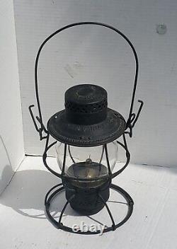 Rare Adams & Westlake Co Adlake Reliable New York Chicago Phila Railroad Lantern