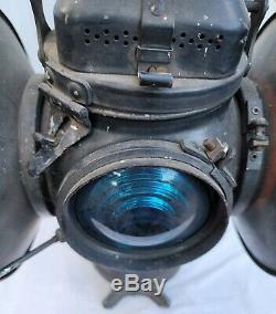 Rare Adlake Lamp Lantern 4 Lens 2 Way Chicago 1264 Railroad Switch Signal Train