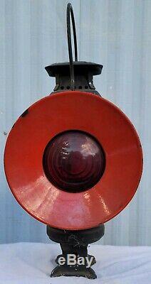 Rare Adlake Lamp Lantern 4 Lens 2 Way Chicago 1264 Railroad Switch Signal Train