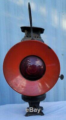 Rare Adlake Lamp Lantern 4 Lens 2 Way Chicago 1264 Railroad Switch Signal Train