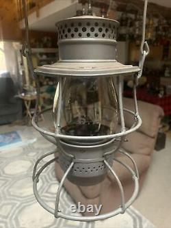 Rare Adlake Reliable WW1 Railroad Lantern & High Speed Macbeth U. S. A. Globe Mint