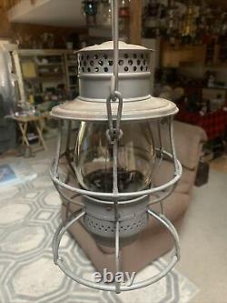 Rare Adlake Reliable WW1 Railroad Lantern & High Speed Macbeth U. S. A. Globe Mint