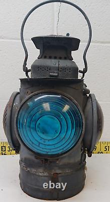 Rare Adlake Train/Railroad Caboose Signal Lantern Non-Sweating Lamp (SR)