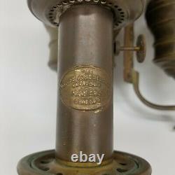 Rare Antique Adams & Westlake Company Makers Railroad Wall Mount Oil Lanterns