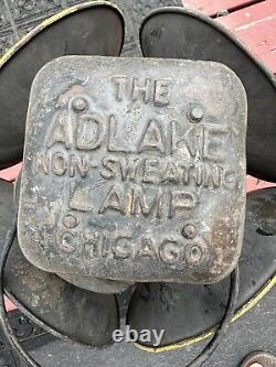 Rare Antique Adlake 4 way Non Sweating Railroad Lamp Chicago B&O R. R