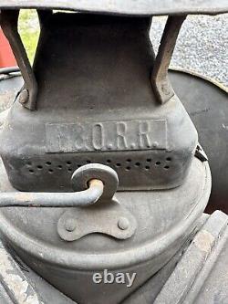 Rare Antique Adlake 4 way Non Sweating Railroad Lamp Chicago B&O R. R