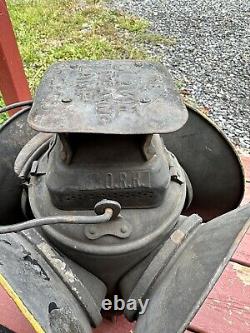 Rare Antique Adlake 4 way Non Sweating Railroad Lamp Chicago B&O R. R