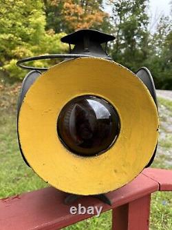 Rare Antique Adlake 4 way Non Sweating Railroad Lamp Chicago B&O R. R