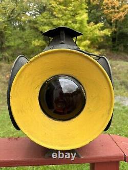 Rare Antique Adlake 4 way Non Sweating Railroad Lamp Chicago B&O R. R