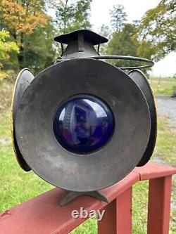 Rare Antique Adlake 4 way Non Sweating Railroad Lamp Chicago B&O R. R