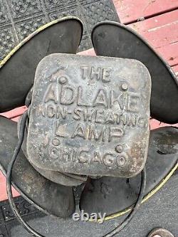 Rare Antique Adlake 4 way Non Sweating Railroad Lamp Chicago B&O R. R