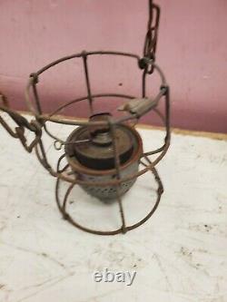 Rare Antique Adlake Kero Rail Road Lantern 1-47 Wire Base No Top or Globe (h00)