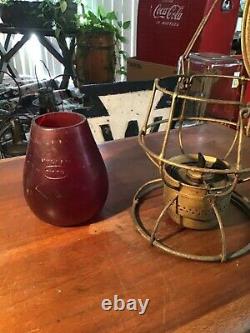 Rare Antique Adlake Reliable Western Maryland Railroad Lantern Very Rare