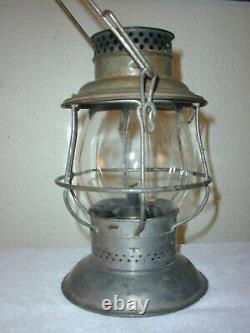 Rare Antique Adlake Santa Fe Railroad Lantern- Bell Bottom