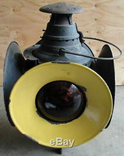Rare Antique Dressel Kerosene Railroad Switch Switching Signal Lantern AWESOME